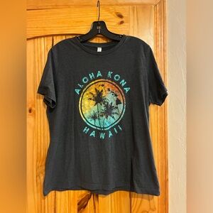 Unisex large Aloha Kona Hawaii Graphic T-Shirt